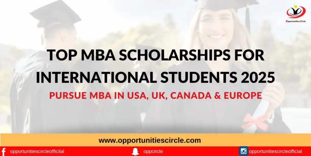 Top MBA Scholarships for International Students 2026 - Opportunities Circle